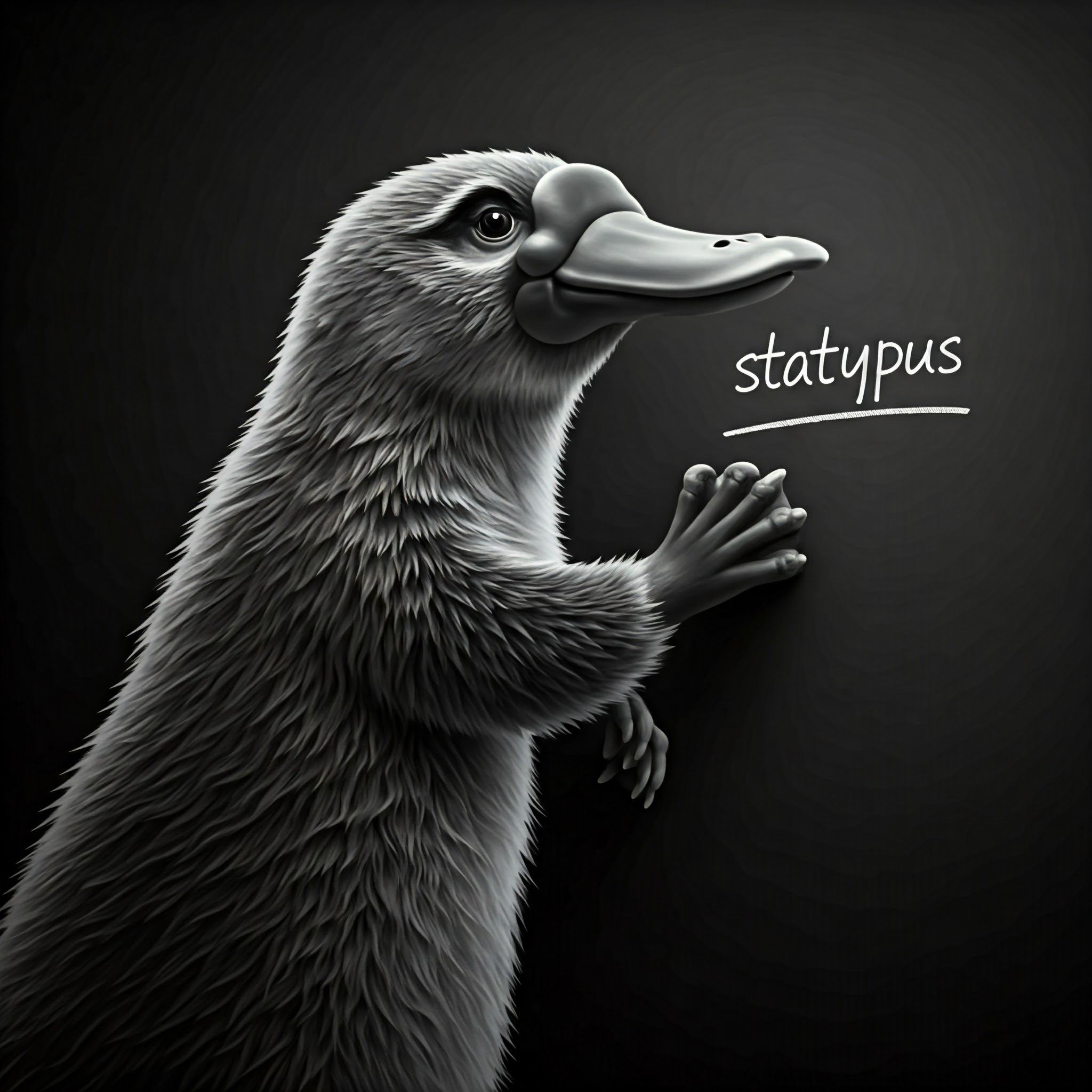 A Statypus Taking Pride in their Name