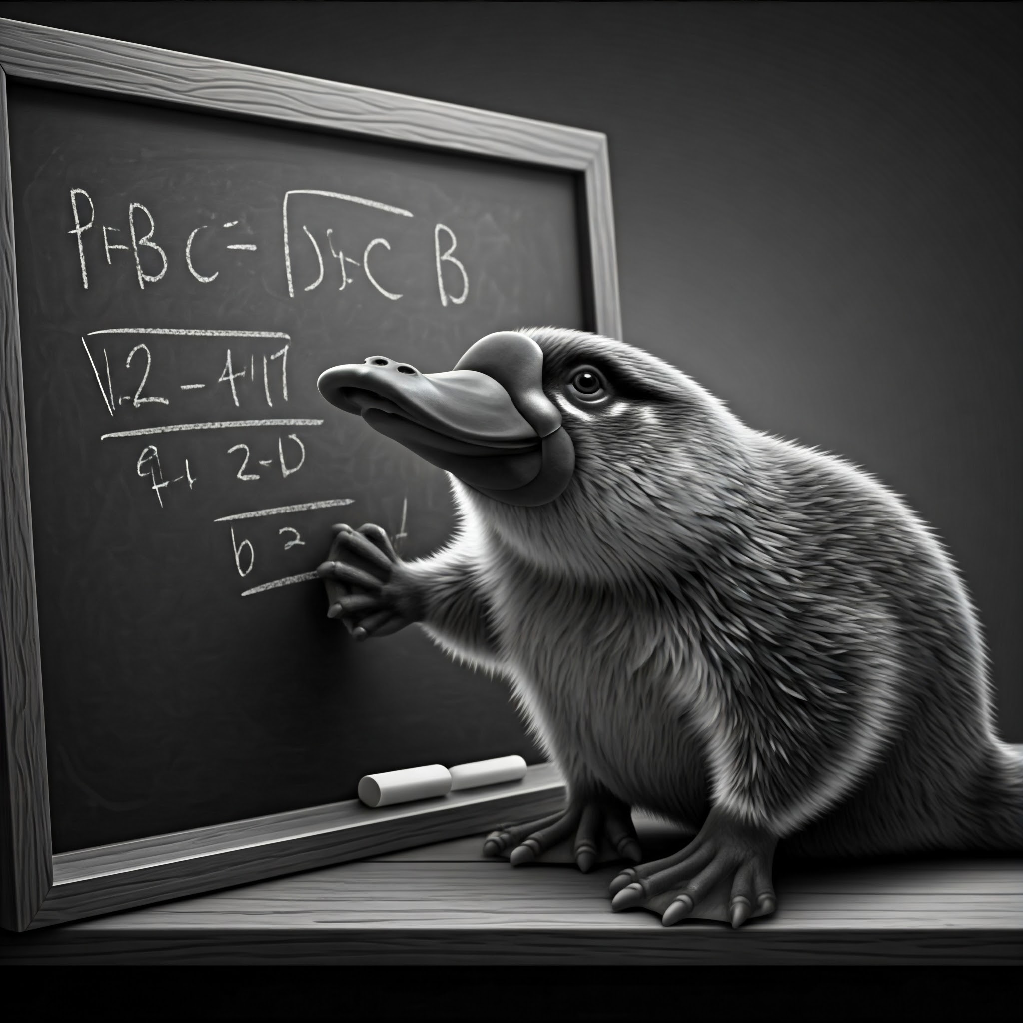 A Statypus Begins Working on Some Advanced Theoretical Statistics