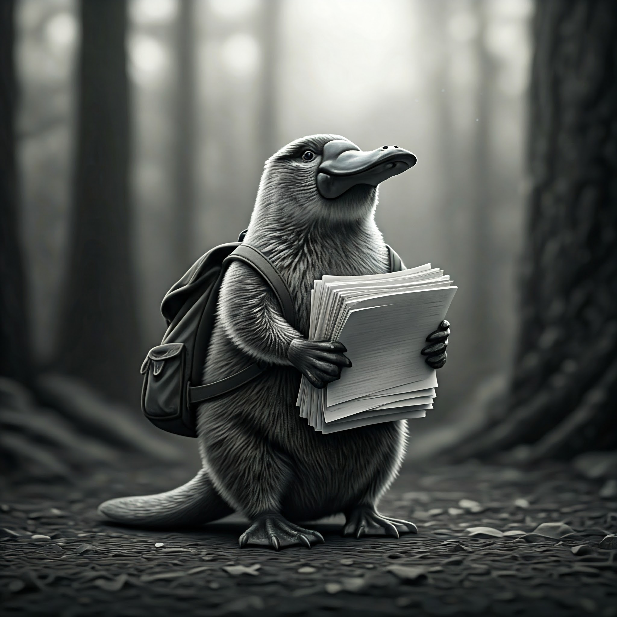 A Statypus Doing Statistics in Nature