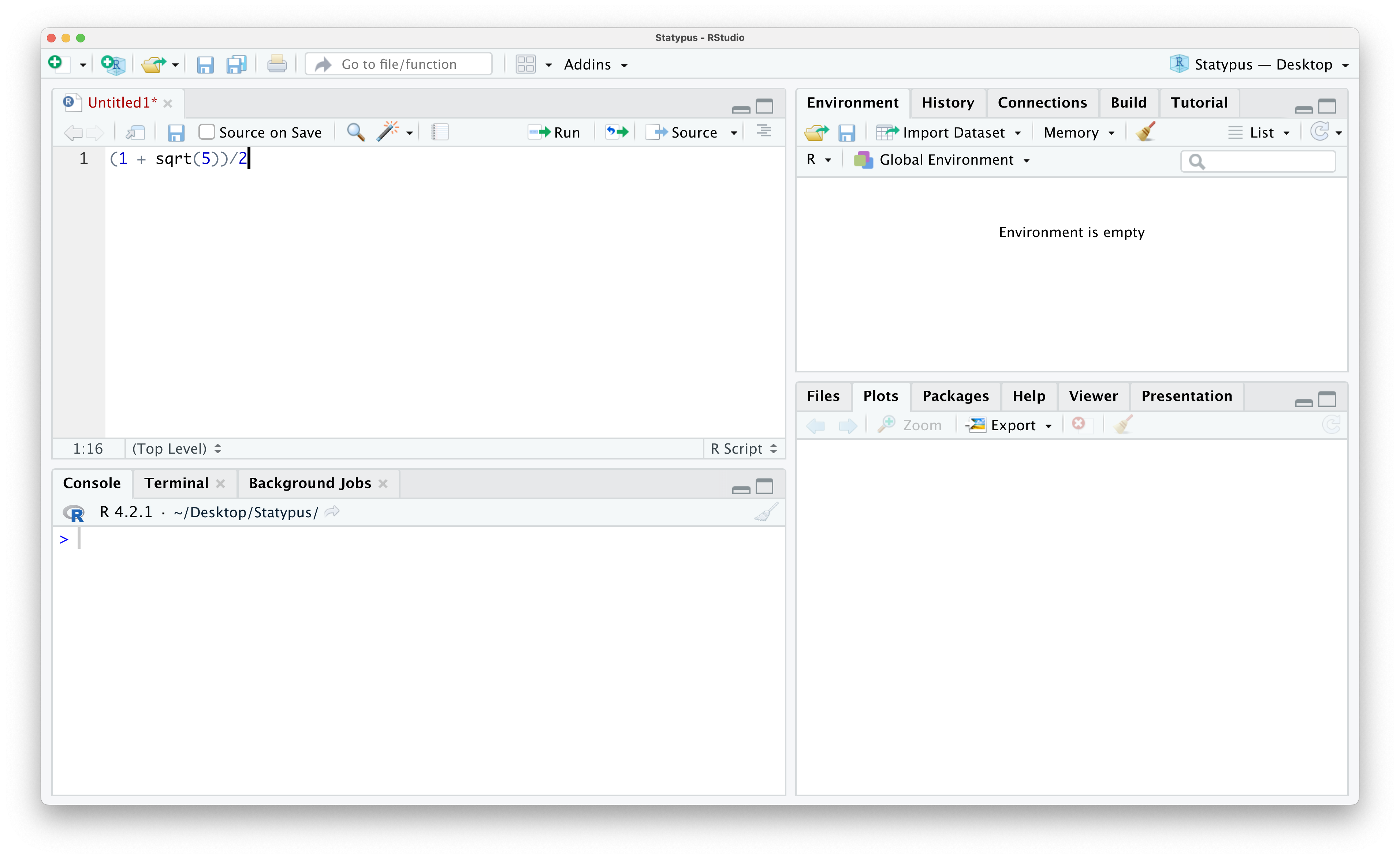 Calculating the Golden Ratio