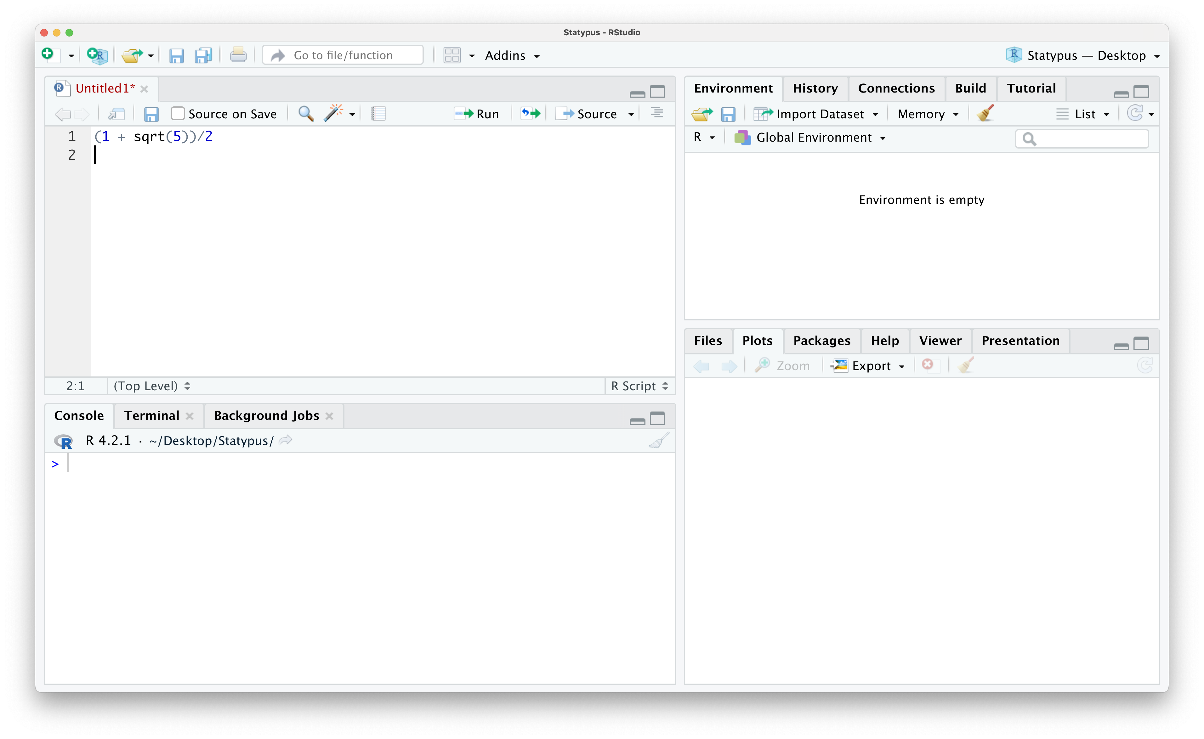Calculating the Golden Ratio