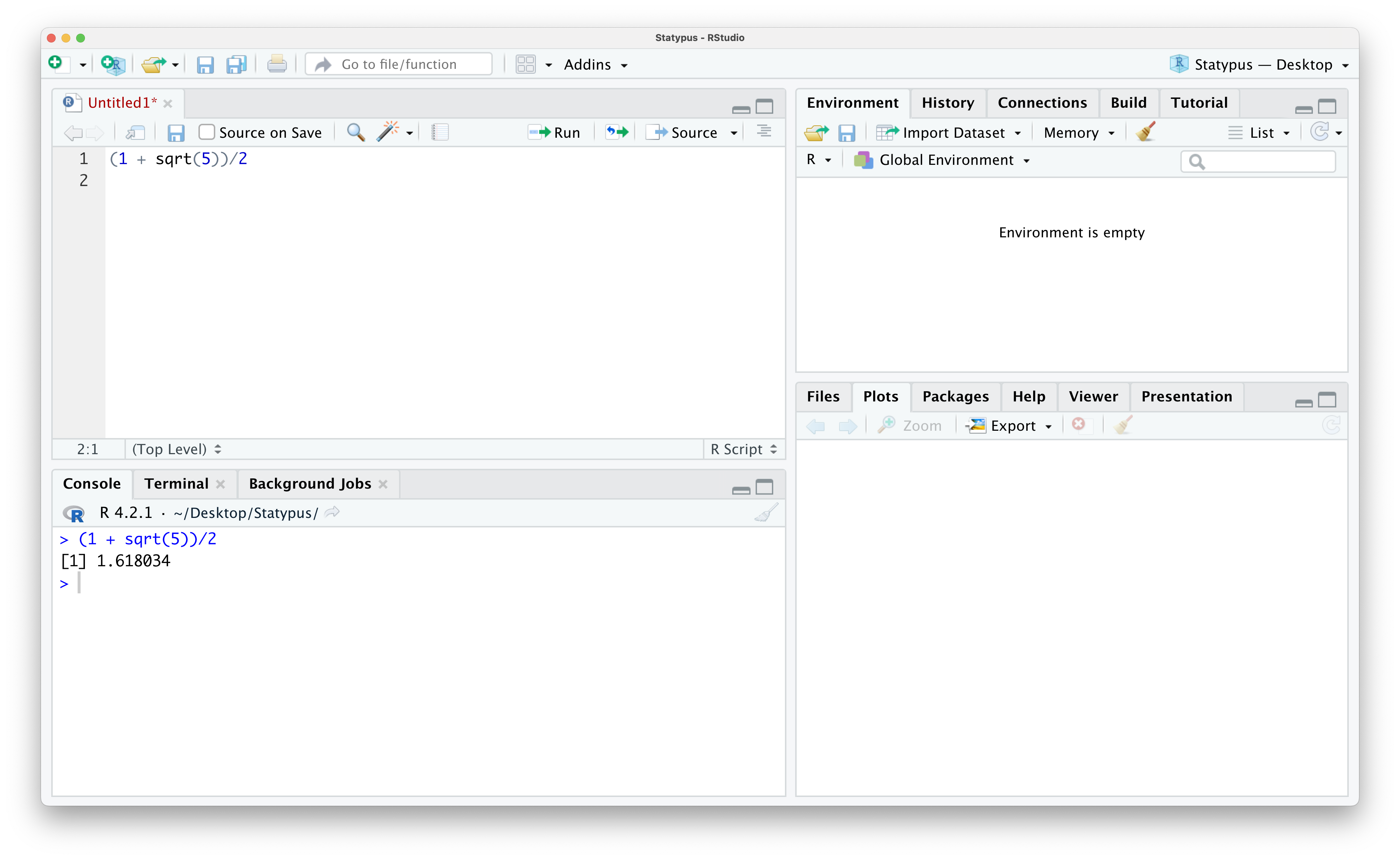 Calculating the Golden Ratio