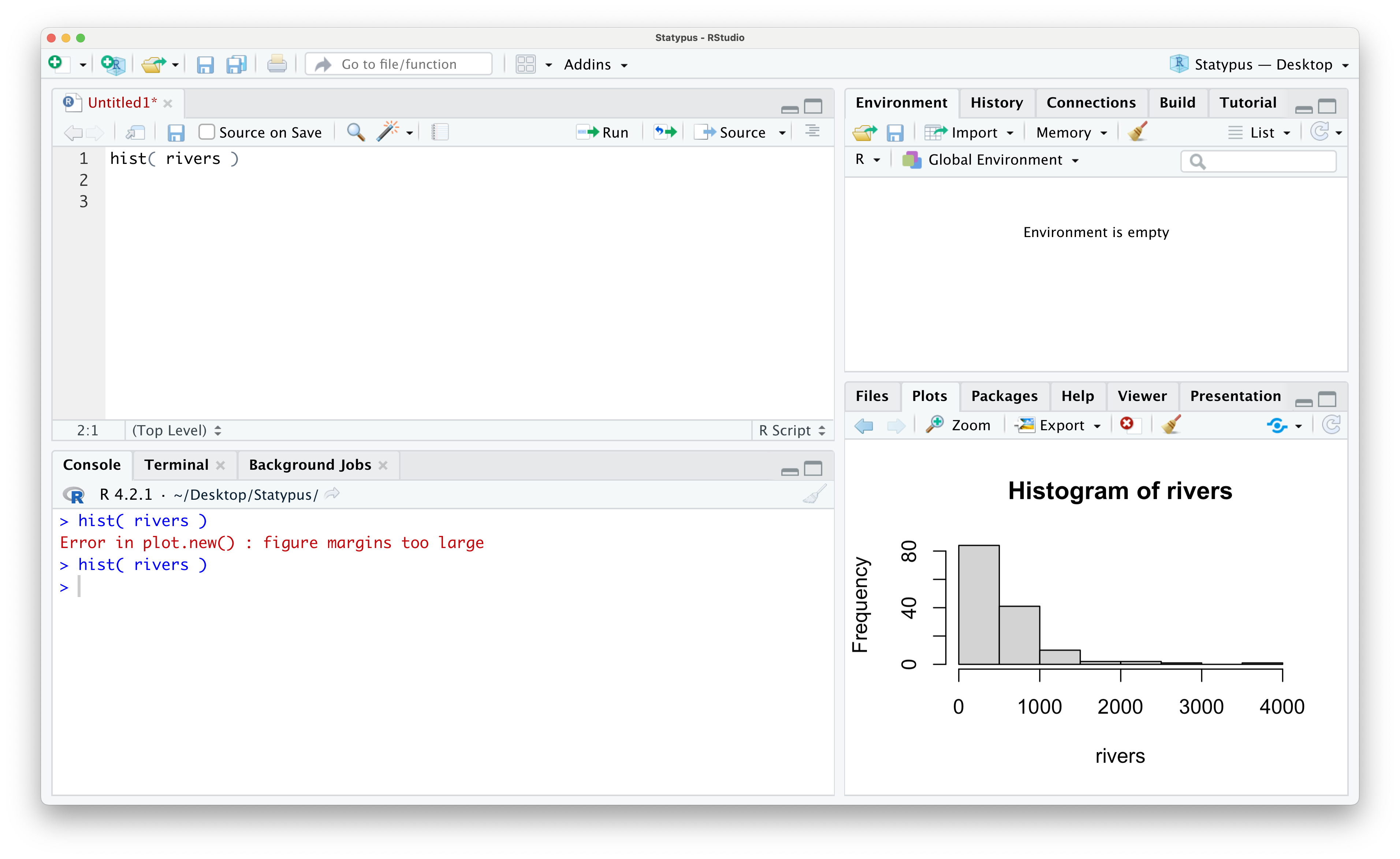 Our First Plot Fixed